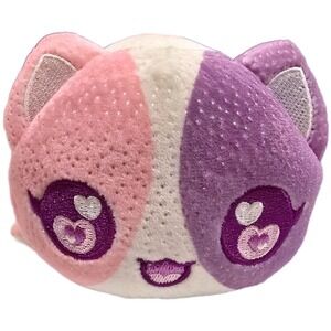 Aphmau MeeMeows Plush Cat 6" Pink Purple Hearts Stars Kawaii Cute
